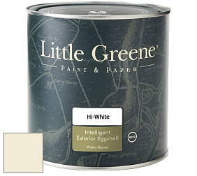 Краска Little Greene Intelligent Exterior Eggshell полуматовая водная краска цвет LG330 Silent White - Mid