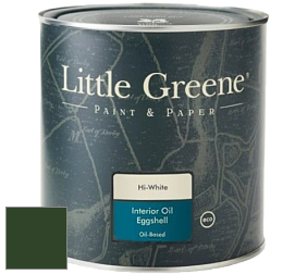 Краска Little Greene Interior Oil Eggshell полуматовая масляная краска цвет LGSt88 Dark Brunswick Green