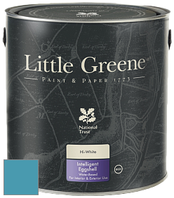 Краска Little Greene Intelligent Eggshell полуматовая моющаяся краска цвет LG259 Old School Blue