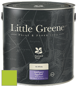 Краска Little Greene Intelligent Eggshell полуматовая моющаяся краска цвет NCS S 0575-G40Y 