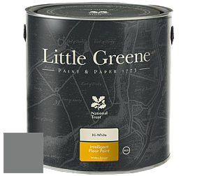 Краска Little Greene Intelligent Floor Paint полуглянцевая быстросохнущая краска цвет RAL 7037 