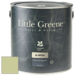 Краска Little Greene Tom’s Oil Eggshell полуматовая масляная краска цвет LG85 Kitchen Green