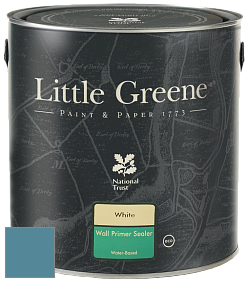 Краска Little Greene Wall Primer Sealer кроющий колеруемый грунт цвет LG260 Air Force Blue