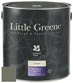 Краска Little Greene Intelligent Eggshell полуматовая моющаяся краска цвет NCS S 6010-G50Y 