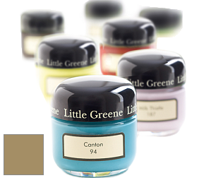 Краска Little Greene Sample Pot баночка краски цвет LG356 Elysian Yellow