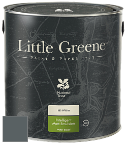 Краска Little Greene Ultimatt Intelligent Matt Emulsion матовая моющаяся краска цвет RAL 7012 