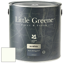 Краска Little Greene Tom’s Oil Eggshell полуматовая масляная краска цвет LG328 Silent White - Pale