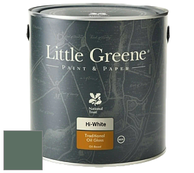 Краска Little Greene Traditional Oil Gloss высокоглянцевая масляная краска цвет LGGr305 Ho Ho Green