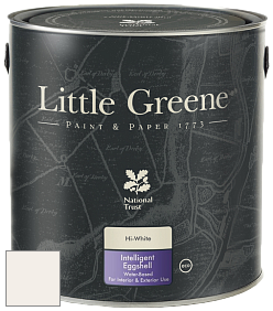 Краска Little Greene Intelligent Eggshell полуматовая моющаяся краска цвет LG25 Hollyhock
