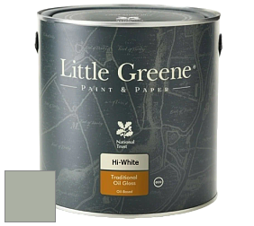 Краска Little Greene Traditional Oil Gloss высокоглянцевая масляная краска цвет LG291 North Brink Grey