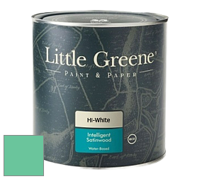 Краска Little Greene Intelligent Satinwood полуглянцевая моющаяся краска цвет LG92 Green Verditer