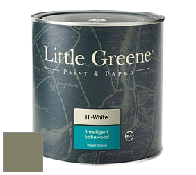Краска Little Greene Intelligent Satinwood полуглянцевая моющаяся краска цвет RAL 7002 