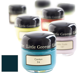 Краска Little Greene Sample Pot баночка краски цвет LG208 Hicks Blue