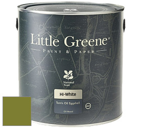 Краска Little Greene Tom’s Oil Eggshell полуматовая масляная краска цвет NCS S 3560-G50Y 