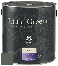 Краска Little Greene Intelligent Eggshell полуматовая моющаяся краска цвет RAL 7009 