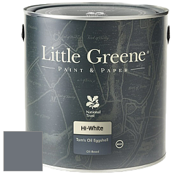 Краска Little Greene Tom’s Oil Eggshell полуматовая масляная краска цвет NCS S 6005-R80B 