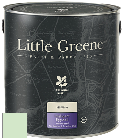 Краска Little Greene Intelligent Eggshell полуматовая моющаяся краска цвет NCS S 0520-G20Y 