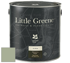 Краска Little Greene Intelligent Masonry Paint матовая колеруемая краска цвет LGGr295 Boringdon Green