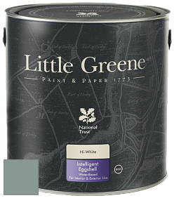 Краска Little Greene Intelligent Eggshell полуматовая моющаяся краска цвет NCS S 4010-B90G 