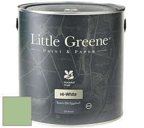 Краска Little Greene Tom’s Oil Eggshell полуматовая масляная краска цвет LG91 Pea Green