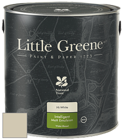 Краска Little Greene Ultimatt Intelligent Matt Emulsion матовая моющаяся краска цвет LG143 Rolling Fog