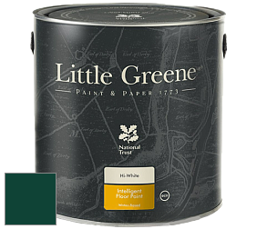 Краска Little Greene Intelligent Floor Paint полуглянцевая быстросохнущая краска цвет RAL 6005 
