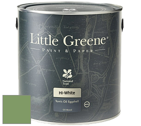Краска Little Greene Tom’s Oil Eggshell полуматовая масляная краска цвет NCS S 3040-G30Y 