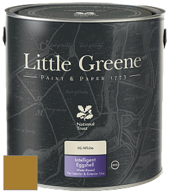 Краска Little Greene Intelligent Eggshell полуматовая моющаяся краска цвет NCS S 3560-Y 