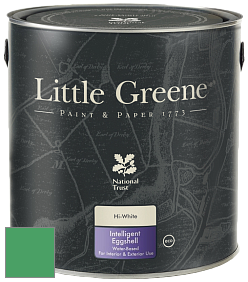 Краска Little Greene Intelligent Eggshell полуматовая моющаяся краска цвет NCS S 2060-G10Y 