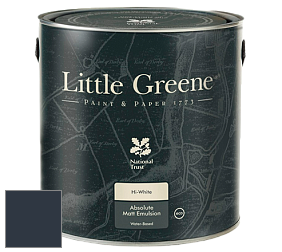 Краска Little Greene Absolute Matt Emulsion матовая краска для потолка цвет LG252 Dock Blue