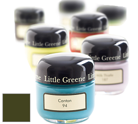 Краска Little Greene Sample Pot баночка краски цвет LG72 Olive Colour