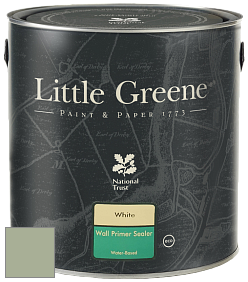 Краска Little Greene Wall Primer Sealer кроющий колеруемый грунт цвет LGGr295 Boringdon Green