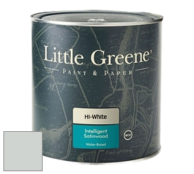 Краска Little Greene Intelligent Satinwood полуглянцевая моющаяся краска цвет LG183 Bone China Blue Mid