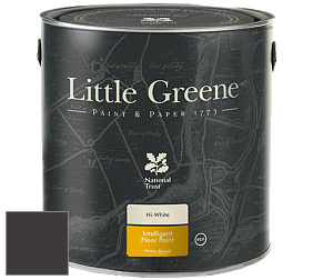 Краска Little Greene Intelligent Floor Paint полуглянцевая быстросохнущая краска цвет RAL 8019 