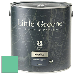 Краска Little Greene Tom’s Oil Eggshell полуматовая масляная краска цвет LG92 Green Verditer