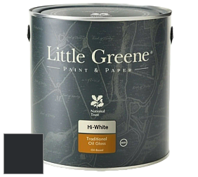 Краска Little Greene Traditional Oil Gloss высокоглянцевая масляная краска цвет RAL 9011 