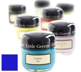 Краска Little Greene Sample Pot баночка краски цвет LG264 Ultra Blue