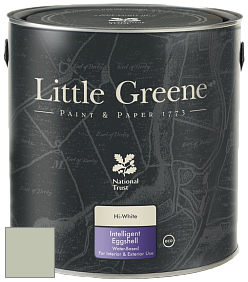 Краска Little Greene Intelligent Eggshell полуматовая моющаяся краска цвет NCS S 2010-G40Y 