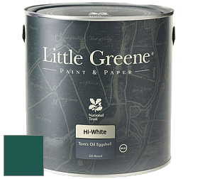 Краска Little Greene Tom’s Oil Eggshell полуматовая масляная краска цвет LG96 Mid Azure Green