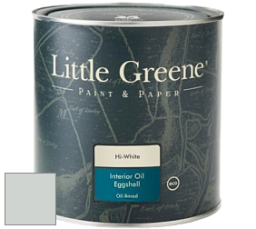 Краска Little Greene Interior Oil Eggshell полуматовая масляная краска цвет LG183 Bone China Blue Mid