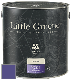 Краска Little Greene Intelligent Eggshell полуматовая моющаяся краска цвет NCS S 4050-R60B 