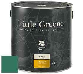 Краска Little Greene Intelligent Floor Paint полуглянцевая быстросохнущая краска цвет RAL 6000 