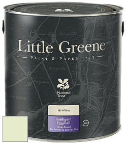 Краска Little Greene Intelligent Eggshell полуматовая моющаяся краска цвет NCS S 0515-G40Y 
