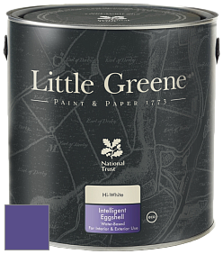 Краска Little Greene Intelligent Eggshell полуматовая моющаяся краска цвет NCS S 3555-R60B 