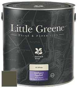 Краска Little Greene Intelligent Eggshell полуматовая моющаяся краска цвет NCS S 7020-G50Y 