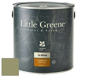 Краска Little Greene Traditional Oil Gloss высокоглянцевая масляная краска цвет LG302 Sir Lutyen's Sage