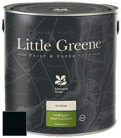 Краска Little Greene Ultimatt Intelligent Matt Emulsion матовая моющаяся краска цвет LG119 Jack Black