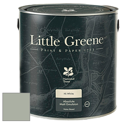 Краска Little Greene Absolute Matt Emulsion матовая краска для потолка цвет LG291 North Brink Grey