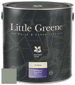 Краска Little Greene Intelligent Eggshell полуматовая моющаяся краска цвет NCS S 4010-G30Y 