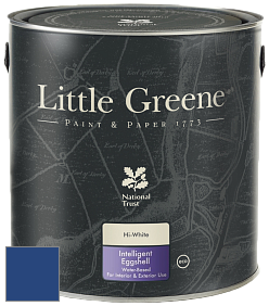Краска Little Greene Intelligent Eggshell полуматовая моющаяся краска цвет LG255 Smalt